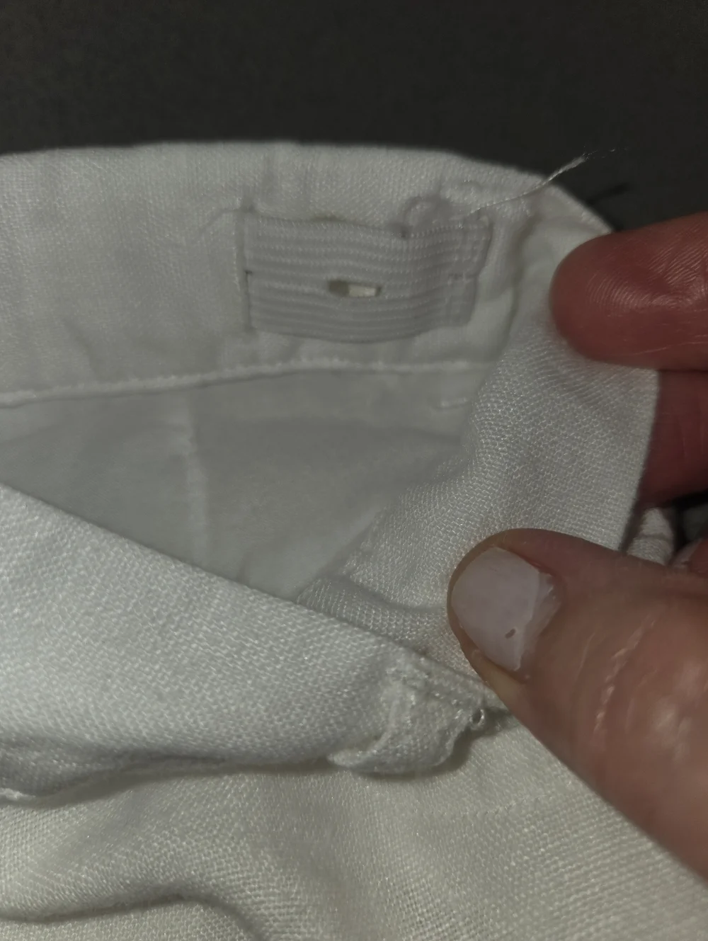 Janie And Jack White Linen Pants